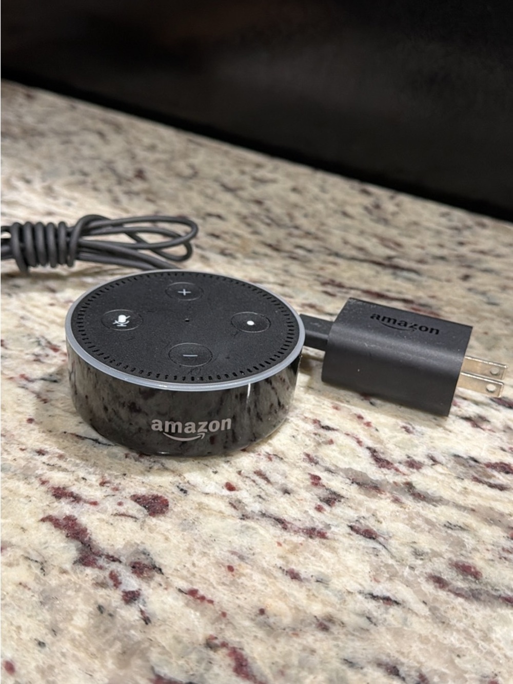 Echo Dot Amazon generation 2 Voice Speaker with Power Adapter
